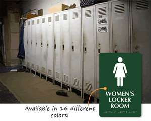 Women's Locker Room Sign