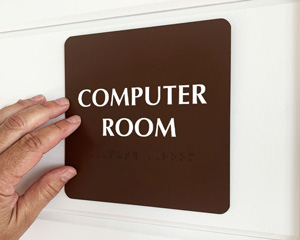 Computer Room Sign