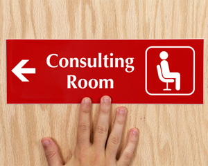Consulting Room Door Sign