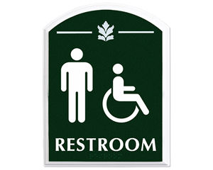 Contour Bathroom Signs