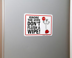 Do Not Flush Signs