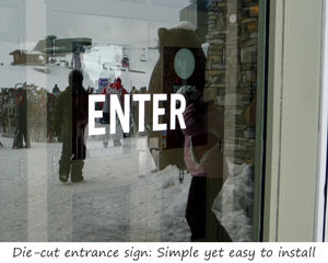 Entrance Door Signs & Labels