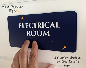 Electrical room sign