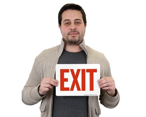 Office Exit Sign