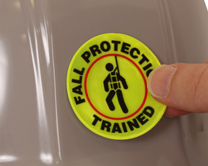 Fall Protection Trained Ring Sign