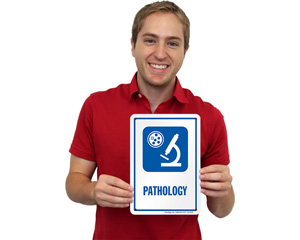 Pathology Door Signs