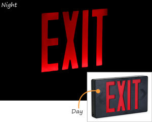 Reflective LED Exit Signs