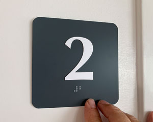 Braille number sign