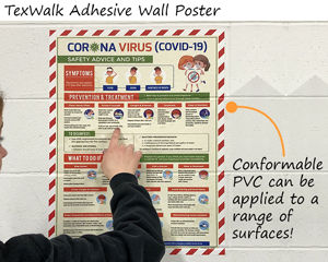 Texwalk Adhesive Wall Poster