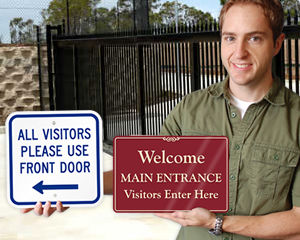 Visitor Door Signs