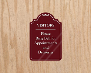 Please Ring Bell Palladio ShowCase™ Sign