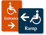 Braille Entrance Signs