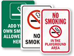In-stock No Smoking Signs