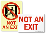 Not an Exit Signs