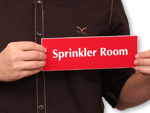 Sprinkler Room Signs