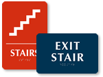Looking for Stairwell Exit Signs?