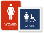 Women's Restroom Signs