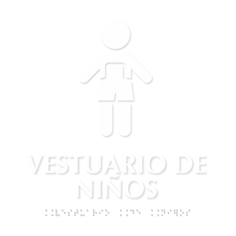 Vestuario de Niños Braille Spanish Sign