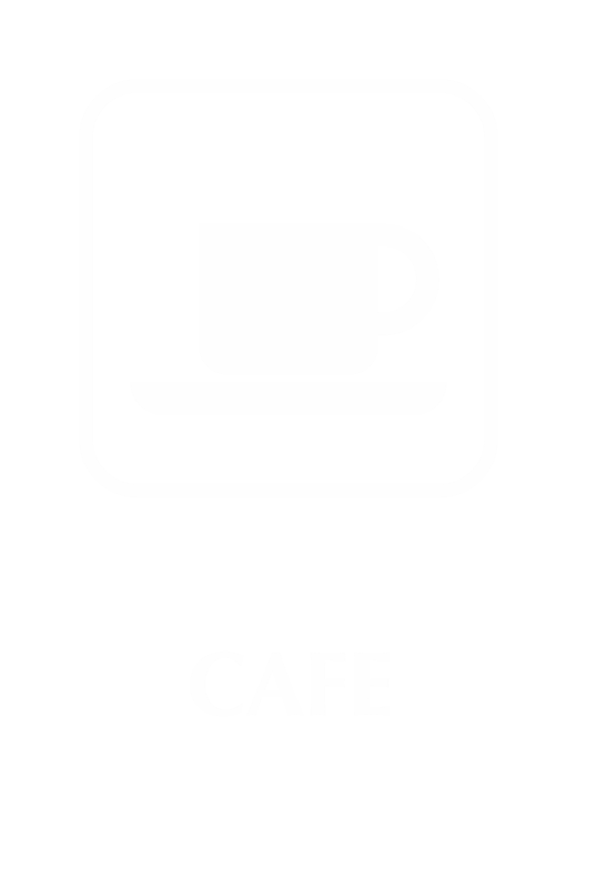 Café Engraved Sign with Symbol