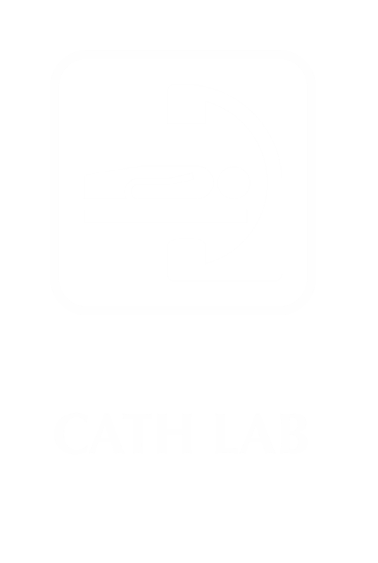 Cath Lab Engraved Sign, Diagnostic Imaging Equipment Symbol