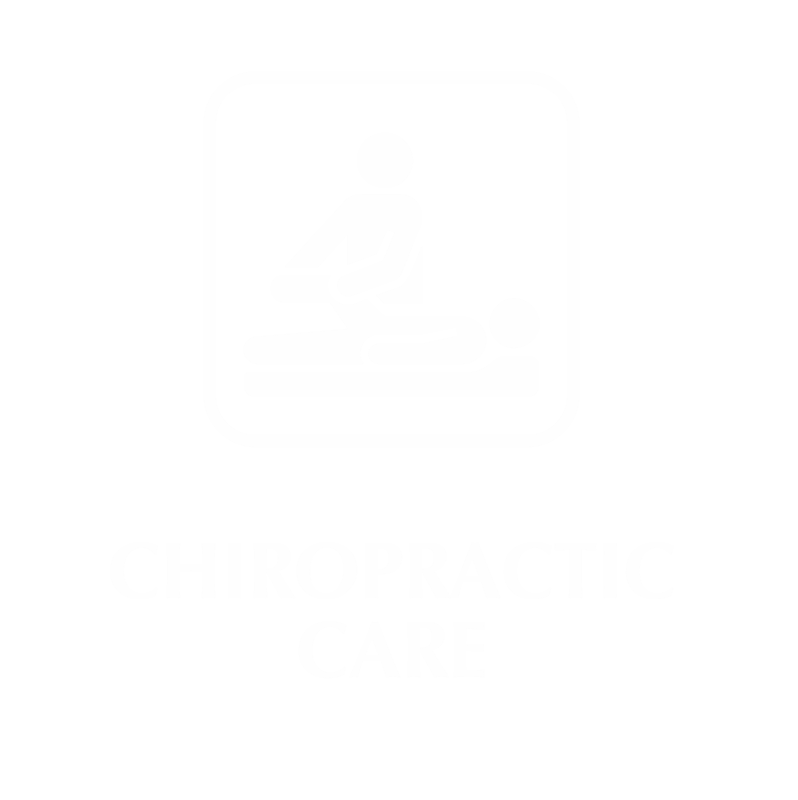 Chiropractic Care Engraved Hospital Sign