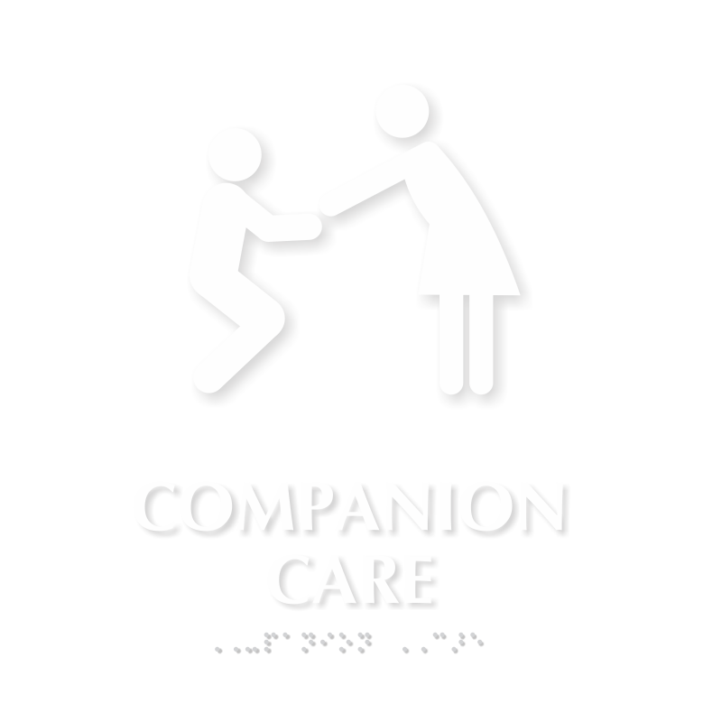 Companion Care TactileTouch Braille Sign