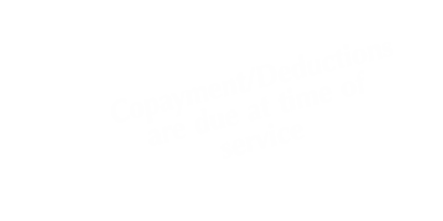 Copayment-Deductions Are Due Table Top Sign