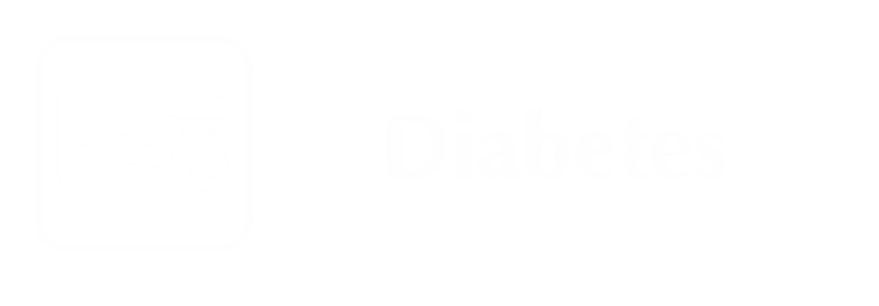 Diabetes Engraved Sign with Finger Blood Drop Symbol