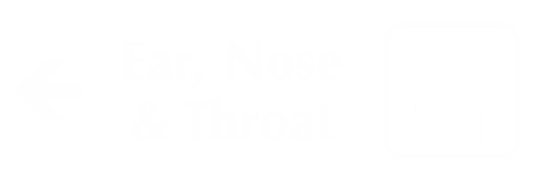 Ear with Nose and Throat ENT Engraved Sign