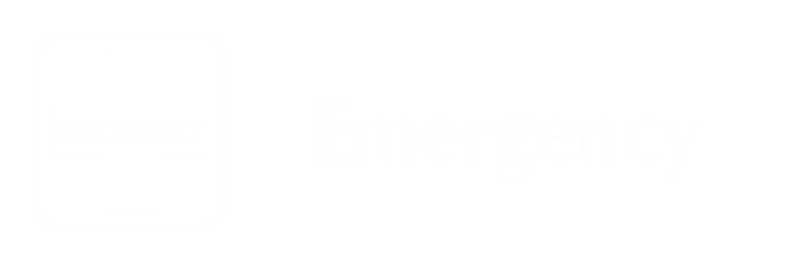 Emergency Engraved Hospital Sign with First-Aid Plus Symbol