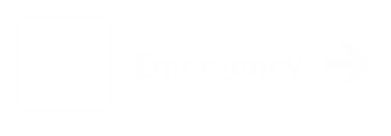 Emergency Engraved Sign, First-Aid Cross, Right Arrow Symbol