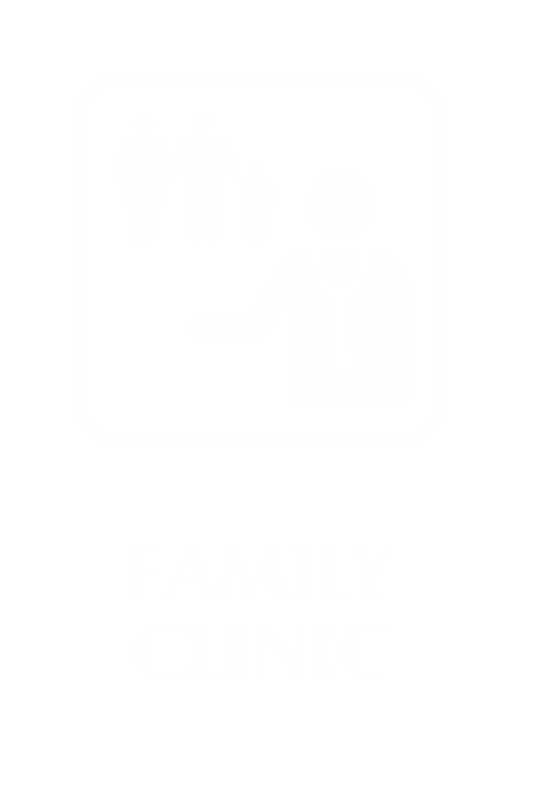 Family Clinic Engraved Hospital Sign