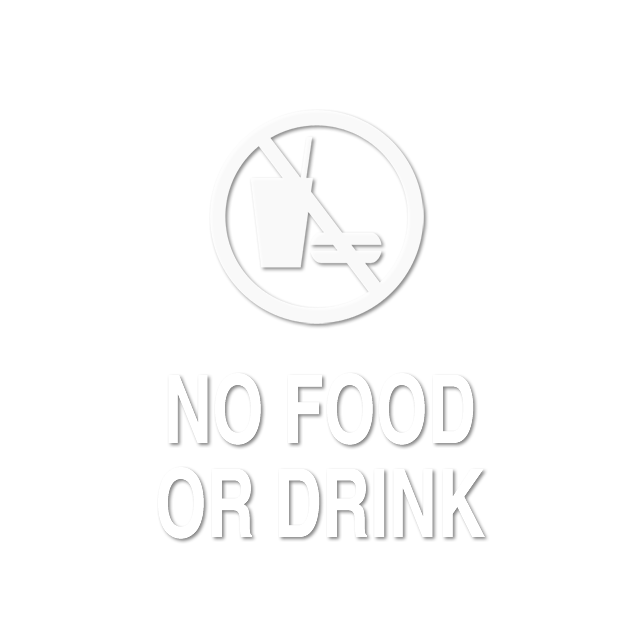 No Food Drink Graphic Sign