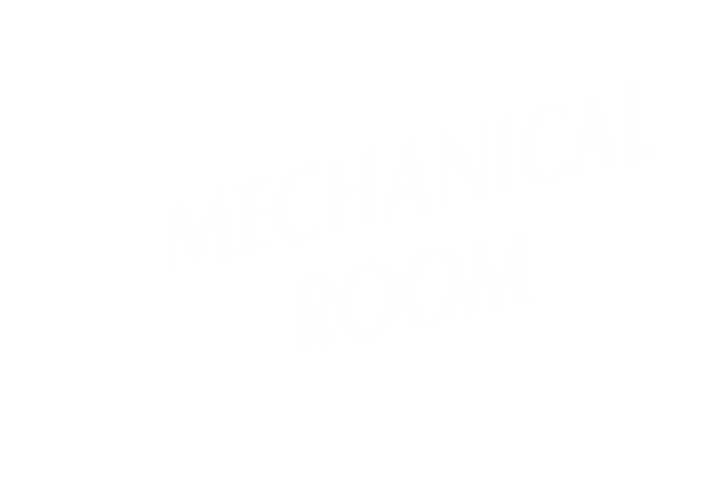 Mechanical Room Above Door Corridor Sign