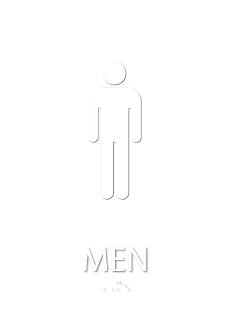 Men Bathroom, Men Sign