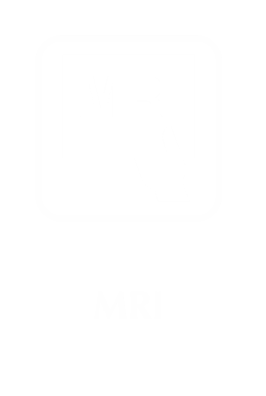 Engraved MRI Sign with Magnetic Resonance Imaging Symbol