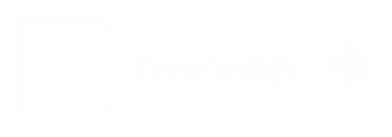 Neurology Engraved Sign with Right Arrow Symbol