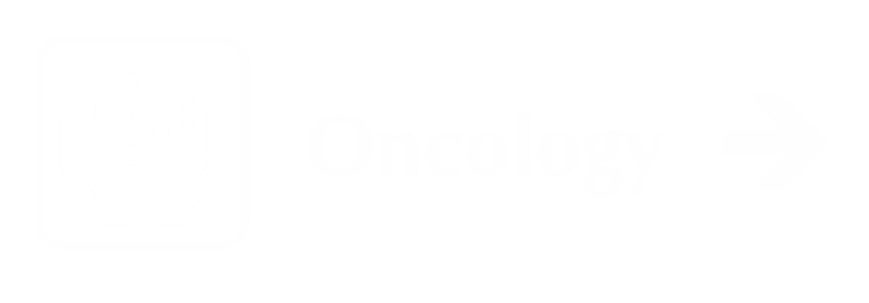 Oncology Engraved Sign with Cancer Cell Symbol