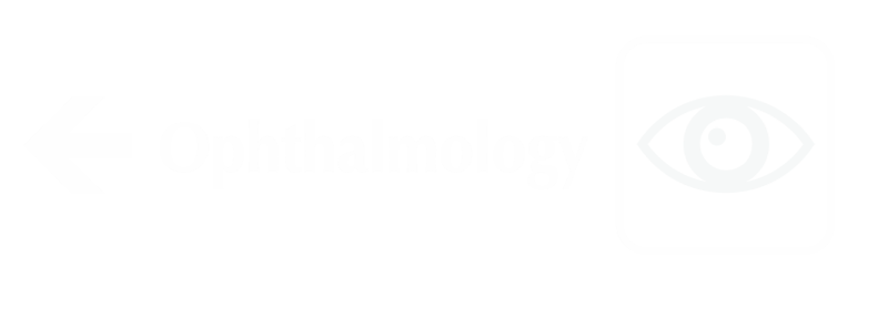 Ophthalmology Engraved Sign, Eye, Left Arrow Symbol
