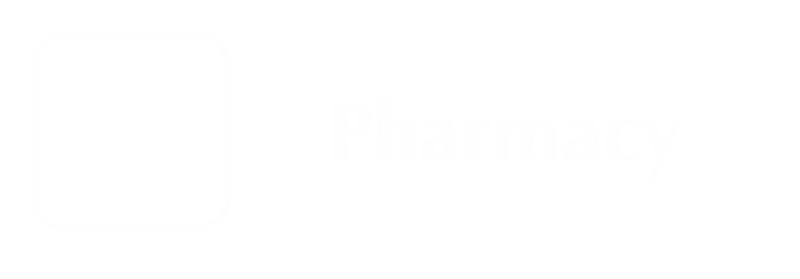 Pharmacy Engraved Sign with Rx Symbol