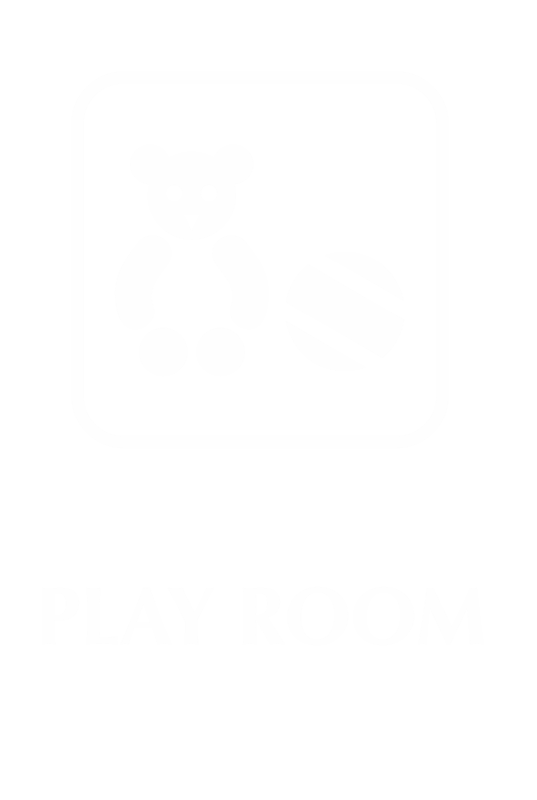 Play Room Engraved Sign with Symbol