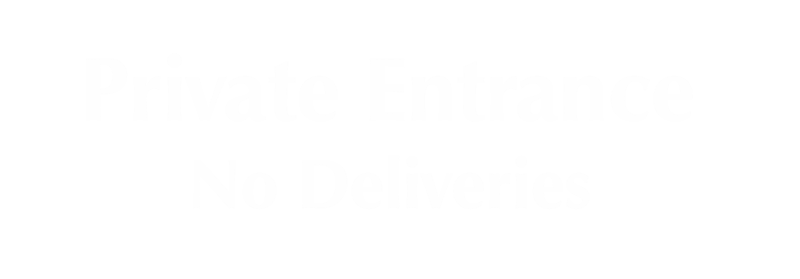Private Entrance No Deliveries Select-A-Color Engraved Sign