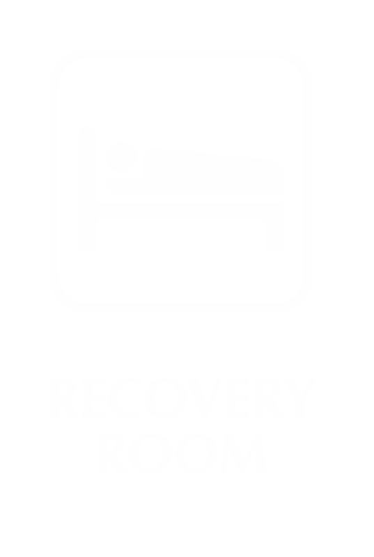 Recovery Room Engraved Hospital Sign