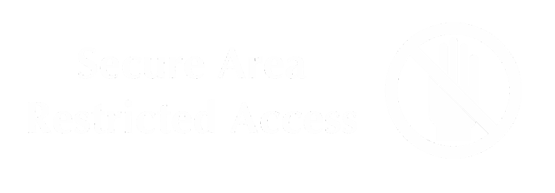 Secure Area, Restricted Access Engraved Sign