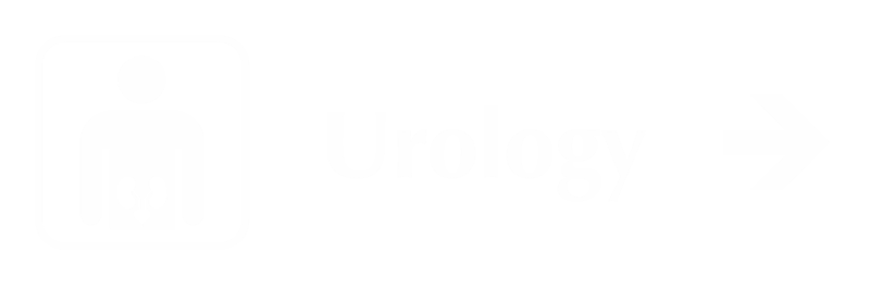 Urology Engraved Sign, Kidney and Right Arrow Symbol