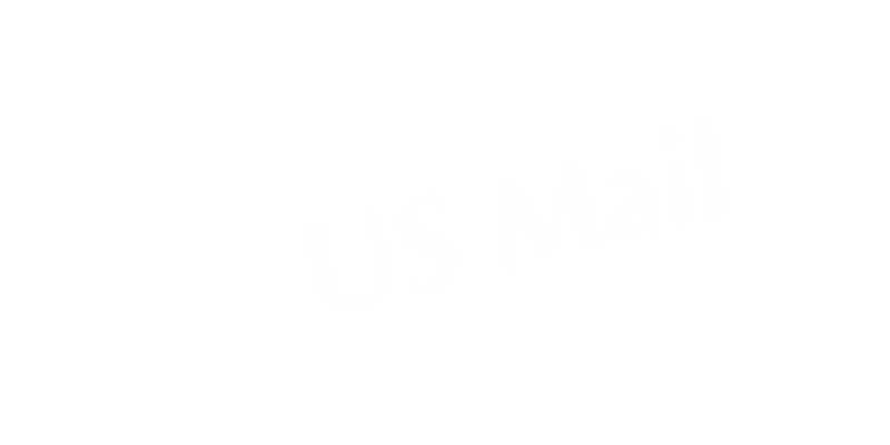 US Mail Tabletop Tent Sign