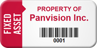 Customize Fixed Asset Tag with Barcode