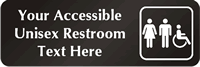 Accessible Unisex Restroom Symbol Sign