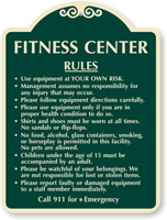 Fitness Center Rules SignatureSign