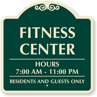 Fitness Center SignatureSign